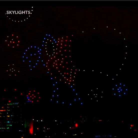 show de luces con drones